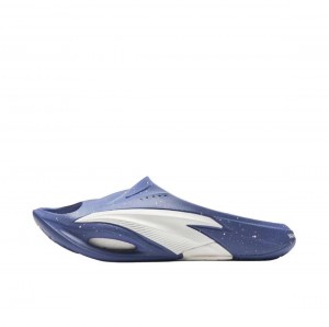 Anta Bubble Slides Blue / White UK | 837PFDEZH