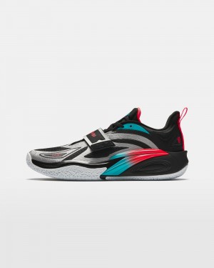 Anta KAI 1 "KAI-leidoscope" Basketball Shoes Silver / Black / Red UK | 261GITFKQ