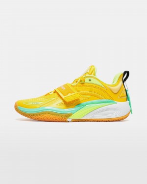 Anta KAI 1 "Playoffs Energy" Basketball Shoes Yellow UK | 165XPOBNG