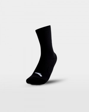 Anta KAI Crew Socks Black UK | 350ZGRUWT