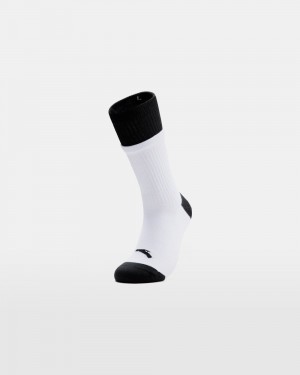 Anta KAI Crew Socks White UK | 531YRPAUX