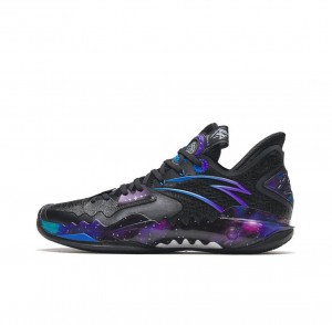 Anta Shock Wave 5 Basketball Shoes Black UK | 094STLIZD