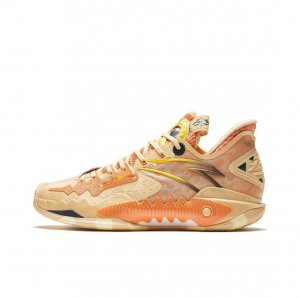 Anta Shock Wave 5 Basketball Shoes Brown UK | 584XOAUPM
