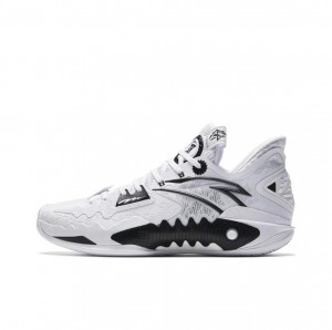 Anta Shock Wave 5 Basketball Shoes White UK | 896ZCEMWK