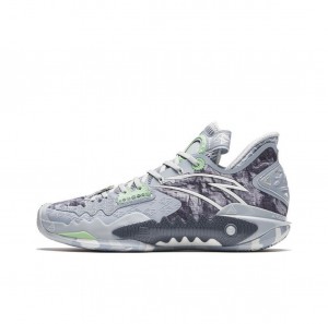 Anta Shock Wave 5 Basketball Shoes Grey UK | 342PDHQKF