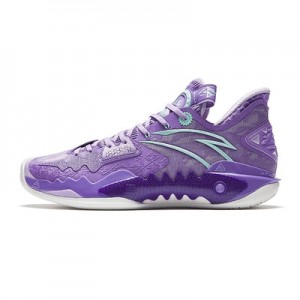 Anta Shock Wave 5 Basketball Shoes Purple UK | 561XAZSLH
