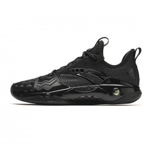 Anta Shock Wave 5 Pro "Black Warrior" Basketball Shoes Balck UK | 715INWRLD
