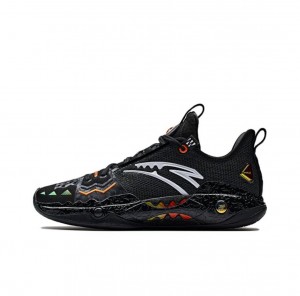 Anta Shock Wave 5 Pro "Heteropupils" Basketball Shoes Balck UK | 018TPGZXV