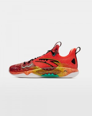 Anta Shock Wave 5 Pro "Strength" Basketball Shoes Red UK | 591RFIOWP