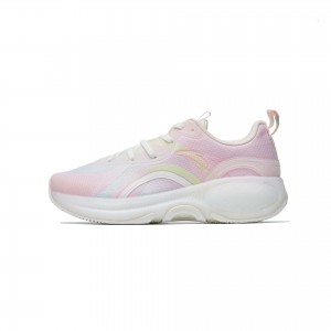 Anta A-FLASH BUBBLE 3.0 Running Shoes Beige / Pink UK | 815XWCLBY