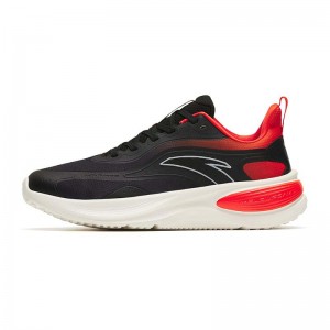 Anta A-FLOW Running Shoes Black / Orange UK | 604DRKXIV