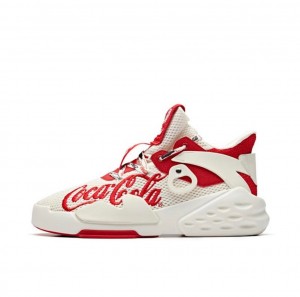 Anta Badao x Coca Cola Sneakers White / Red UK | 513YHZWOC
