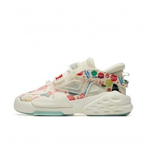 Anta Badao x Coca Cola Sneakers White / Red / Blue UK | 901LKPJCM