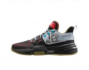 Anta Dragon Ball Super Basketball Shoes Black UK | 237TRSWFK