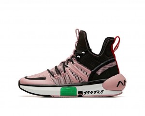 Anta Dragon Ball Super "Goku Black Super Saiyan" Basketball Shoes Purple / Black UK | 349ZDMRSH