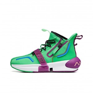 Anta Dragon Ball Super “Piccolo” Basketball Shoes Green UK | 642XPIGCT