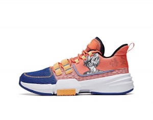 Anta Dragon Ball Super “Saiyan” Basketball Shoes Orange / Blue UK | 102FGPOKT