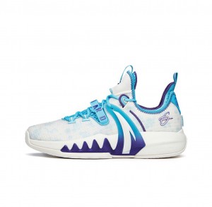 Anta Gordon Hayward GH2 "Charlotte" Low Basketball Shoes White / Blue UK | 172GLZPWR