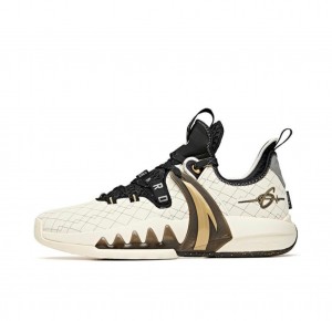 Anta Gordon Hayward GH2 “Go Hard” Basketball Shoes White / Green UK | 384PKNIDC