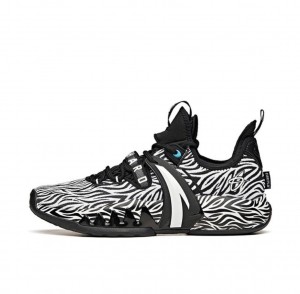 Anta Gordon Hayward GH2 “White Tiger” Basketball Shoes Balck / White UK | 735QICZMJ