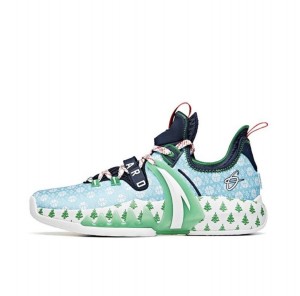 Anta Gordon Hayward GH3 "Holiday" Basketball Shoes White / Blue / Black UK | 761TCKOFN
