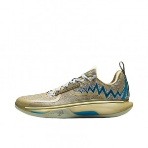 Anta Gordon Hayward GH5 "Jurassic" Basketball Shoes Gold UK | 983BXOHNS