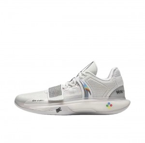 Anta Gordon Hayward GH5 "Sand Gray" Basketball Shoes Silver UK | 385BFAZLK