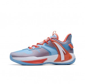 Anta Gordon Hayward GH Swoops 2 Basketball Shoes Blue / Orange UK | 312UHJSDY