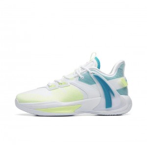 Anta Gordon Hayward GH Swoops 2 Basketball Shoes White / Yellow UK | 956WSRQIM