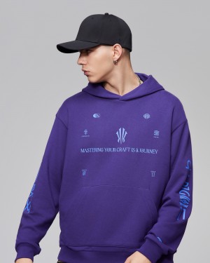 Anta KAI Hoodie Purple UK | 427XTKEWM