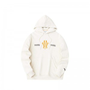 Anta KAI The Journey Is The Reward Sweat Hoodie Beige UK | 813VASBJC