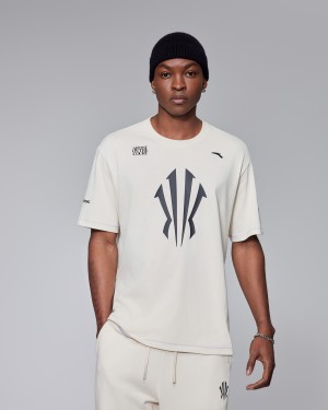 Anta KAI T-shirt White UK | 509ITYVDL