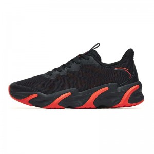 Anta KEEP MOVING Running Shoes Black / Red UK | 961HBOQGN