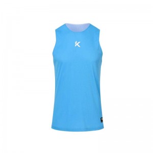Anta KLAY THOMPSON Double Face Basketball Jersey Blue UK | 928YUBEKA