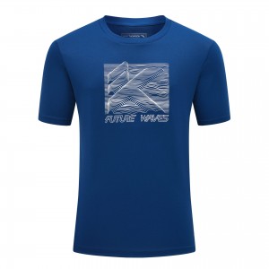 Anta KLAY THOMPSON T-shirt Blue UK | 402EXWRVT