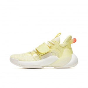 Anta KT Splash 3.0 Low Basketball Shoes Yellow / White UK | 589FUDSNG