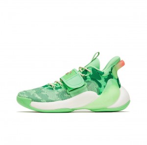 Anta KT Splash 3.0 Low "Watermelon" Basketball Shoes Green UK | 427RWXHPL