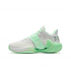 Anta KT Splash 4.0 "Kumquat Lemon" Basketball Shoes White / Green UK | 095WNLKAS