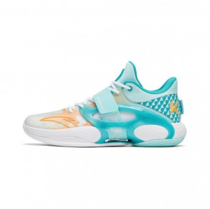 Anta KT Splash 5.0 Basketball Shoes White / Green UK | 641GZWMBD