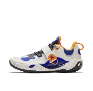 Anta KT Splash 6.0 Lite Basketball Shoes White / Blue UK | 598EYVTKF