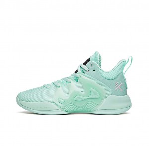 Anta KT “The Mountain 1.0” Low Actual Basketball Shoes Green UK | 754COKYXT