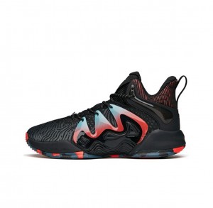 Anta KT “The Mountain 1.0” Low Actual Basketball Shoes Black UK | 632RUNYEO