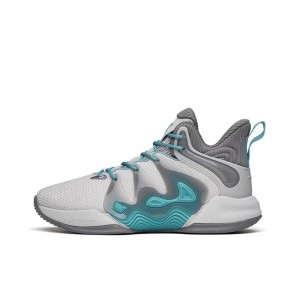 Anta KT “The Mountain 1.0” Low Basketball Shoes Grey UK | 156DRTQHN