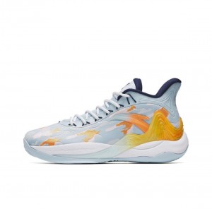 Anta KT The Mountain 2.0 Basketball Shoes Light Blue / Orange UK | 867VMEBQJ