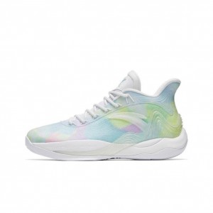Anta KT The Mountain 2.0 Basketball Shoes White / Blue UK | 041GFBVKZ