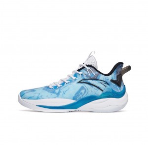 Anta KT The Mountain 2.0 Basketball Shoes Blue / White UK | 647UDQBYR