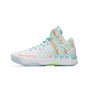 Anta Klay Thompson Kt1 Pro - Lucky 11 Basketball Shoes White UK | 204HOCQKR