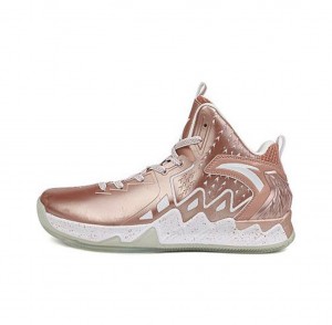 Anta Klay Thompson Kt2 The Finals Basketball Shoes Rose Gold UK | 493DICNKT