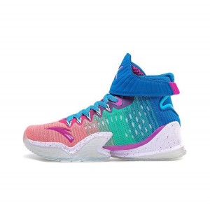 Anta Klay Thompson Kt3 Basketball Shoes Green / Blue / White UK | 617SIXEJT