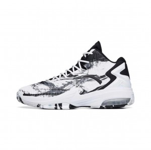 Anta Klay Thompson Kt3 Team Basketball Shoes Black / White UK | 718GTKLSF
